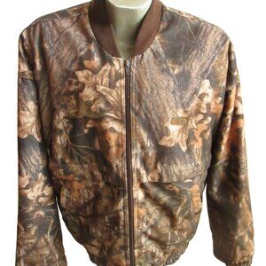 Camo Zip Bomber Vintage Men's Cabela's Jacket Large Thinsulate 1990's Canada